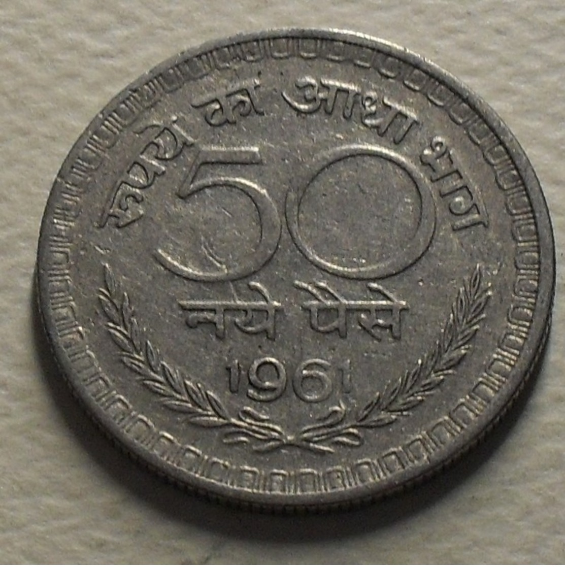 1961 - Inde République - India Republic - 50 NAYE PAISE, Calcutta, KM 55 - India