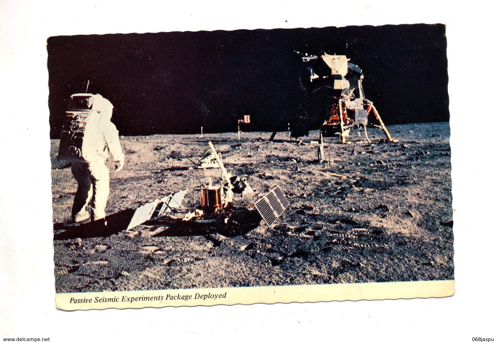 Carte Apollo 11 Homme Sur Lune - Histoire