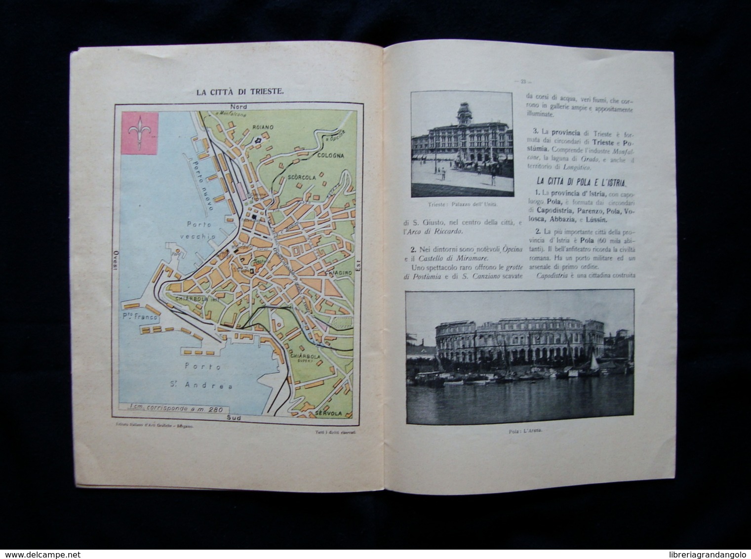 Pico La Geografia Moderna Tre Venezie 1924 UIEP Milano - Non Classificati