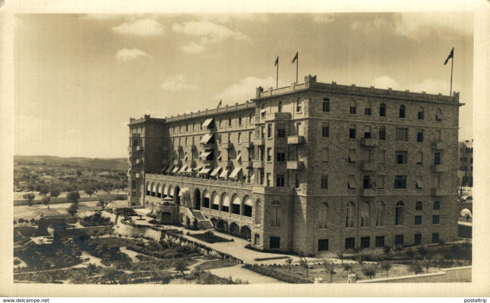 ISRAEL JERUSALEM. KING DAVID HOTEK. - REAL PHOTO - Israele