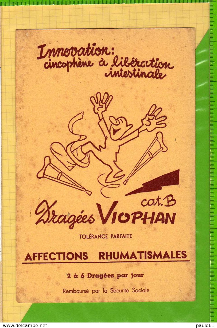 Buvard & Blotting Paper : Pharmacie Dragées VIOPHAN - Produits Pharmaceutiques