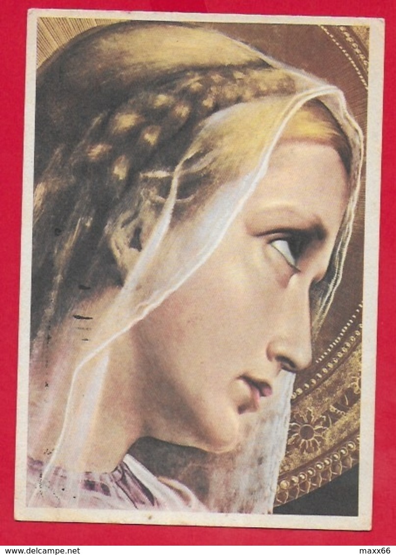 CARTOLINA VG ITALIA - Vergine Maria - Madonna - Studentato Missioni BOLOGNA - 10 X 15 - 1954 VENEZIA - Vierge Marie & Madones