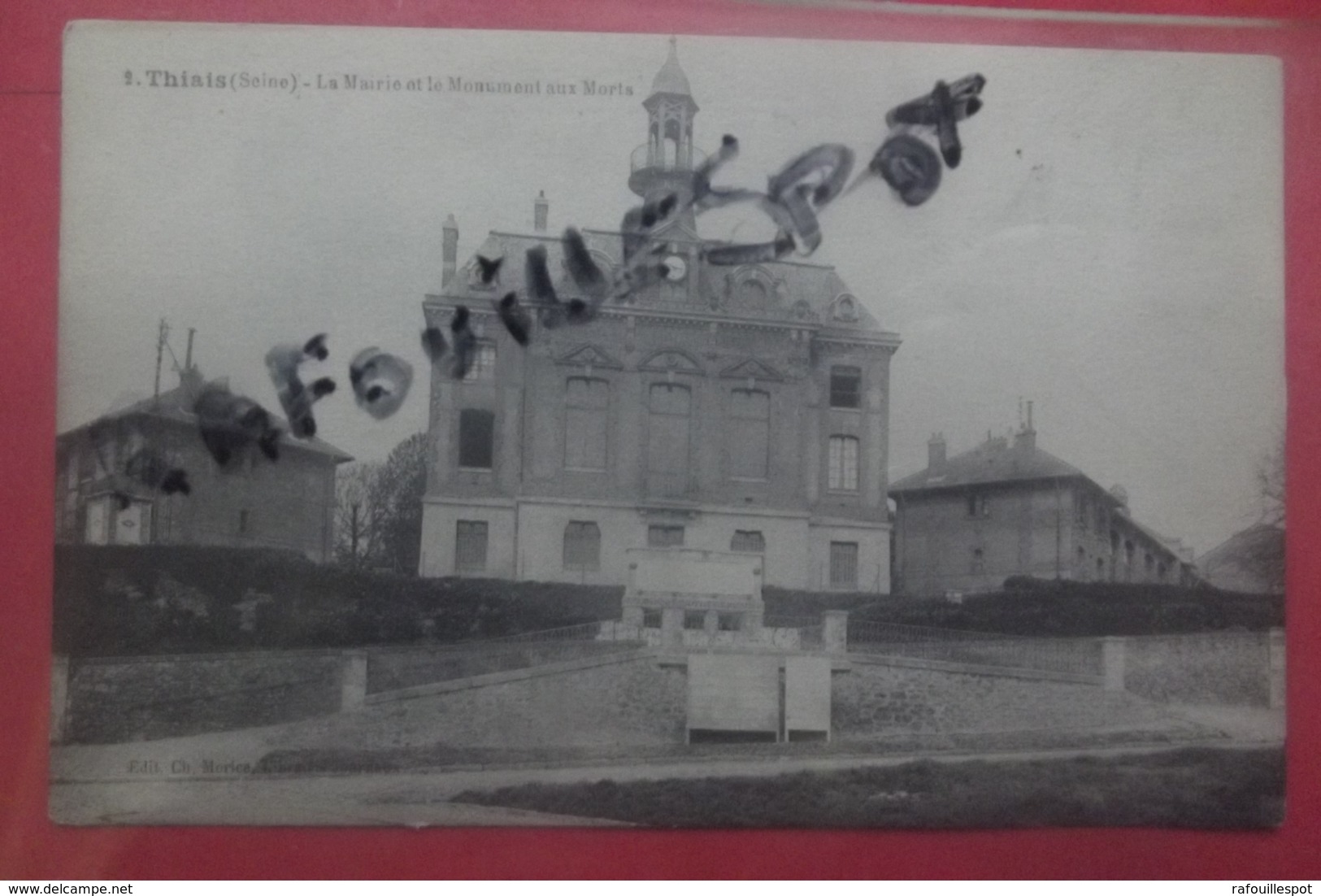 Cp Thiais  La Mairie Et Le Monument Aux Morts N 2 - Thiais