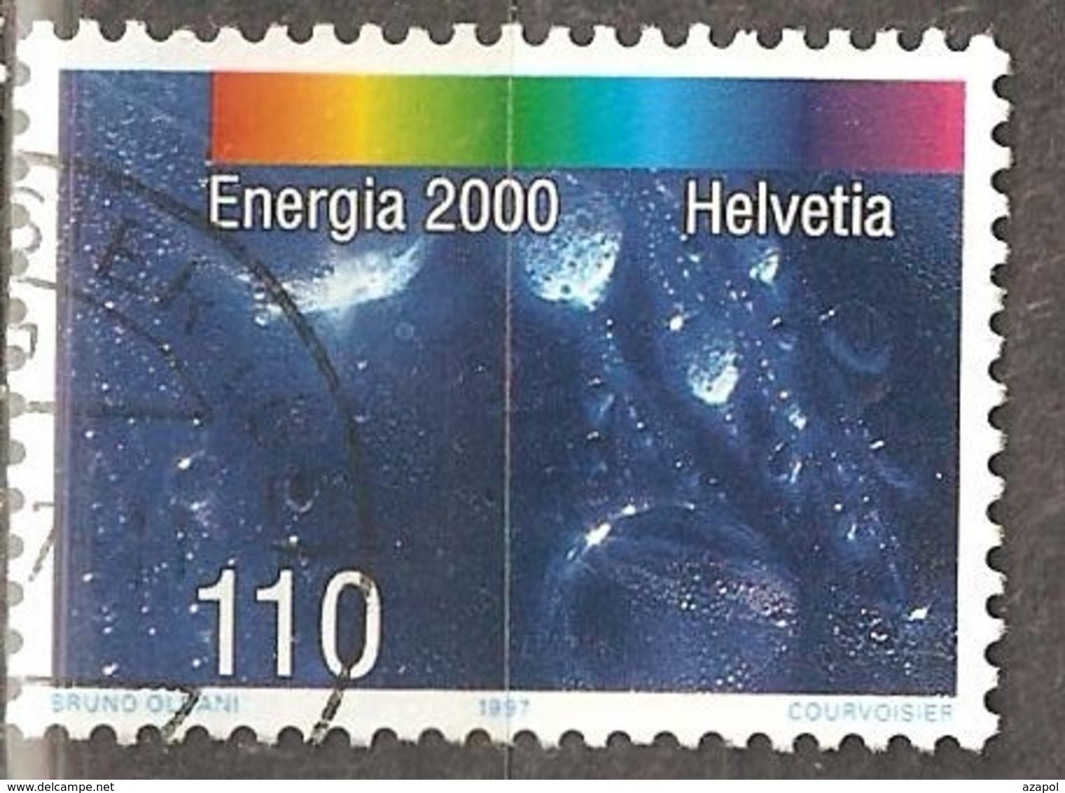 Switzerland: 1 Used Stamp, Programm "Energy 2000", 1997, Mi#1620(3) - Oblitérés