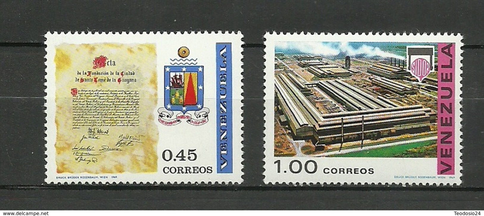 Venezuela ** Mnh 1969  INDUSTRIAL - Venezuela