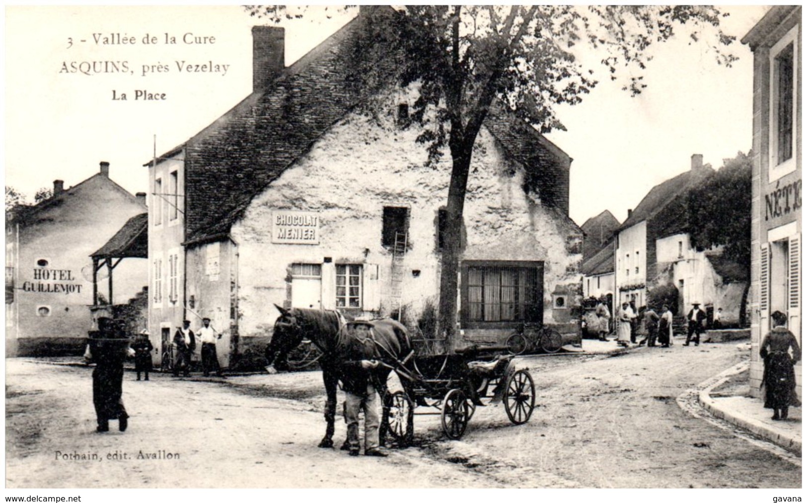 89 ASQUINS Près Vezelay - La Place - Sonstige & Ohne Zuordnung