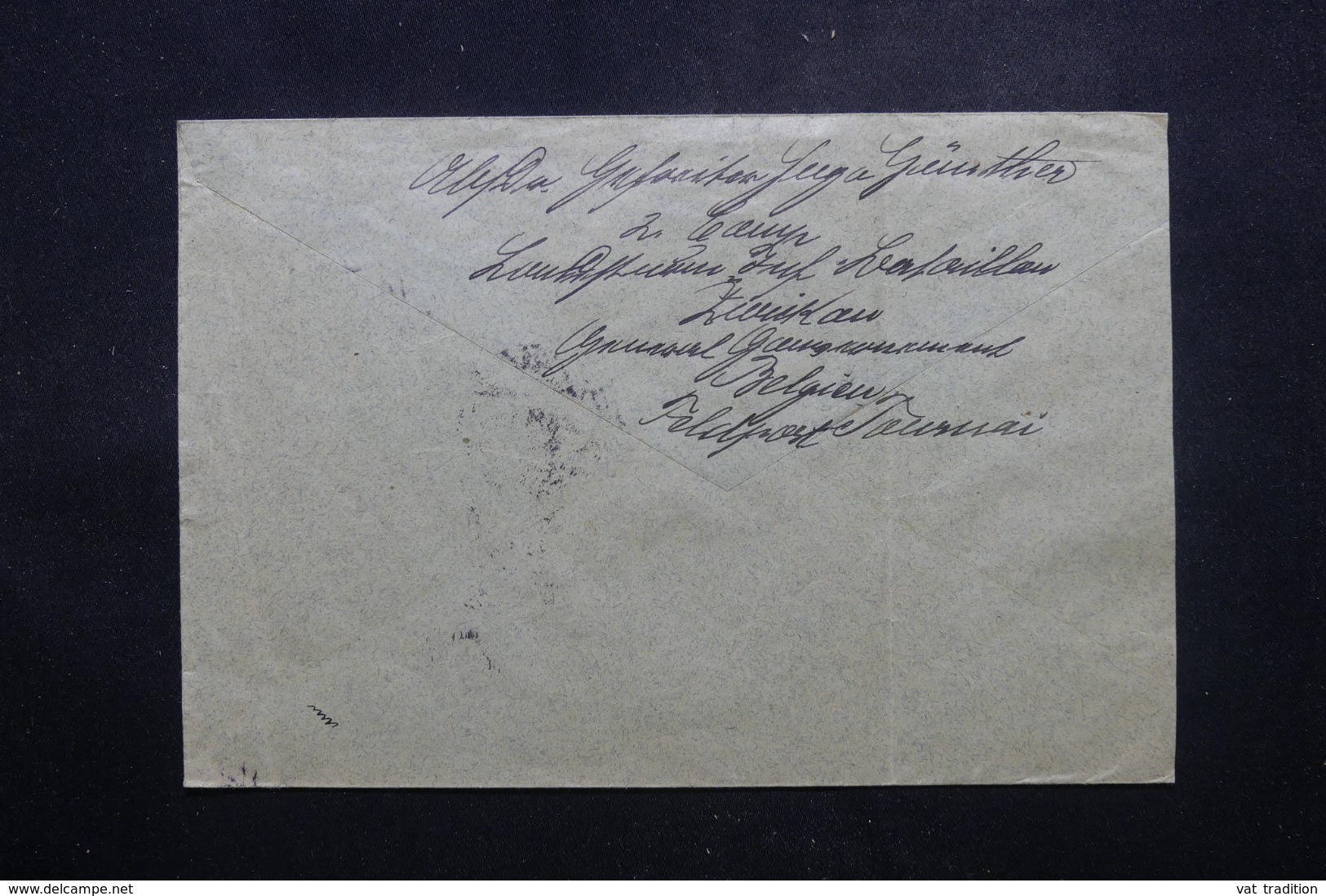 BELGIQUE / ALLEMAGNE - Enveloppe En Feldpost De Tournai Pour L 'Allemagne En 1914 - L 44141 - Armée Allemande