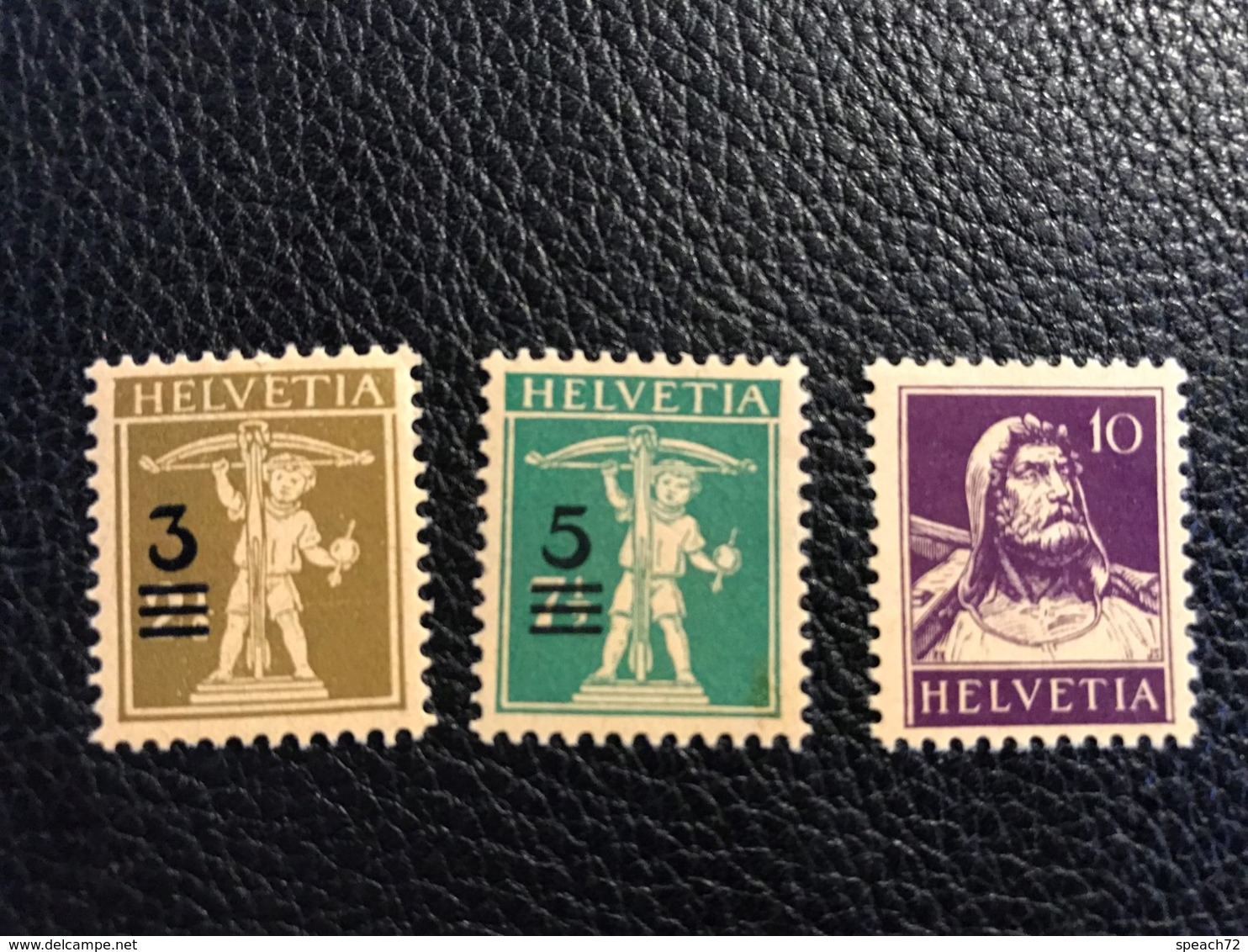 Schweiz 1930 Zumstein-Nr. 180/181/184 ** Postfrisch - Nuevos