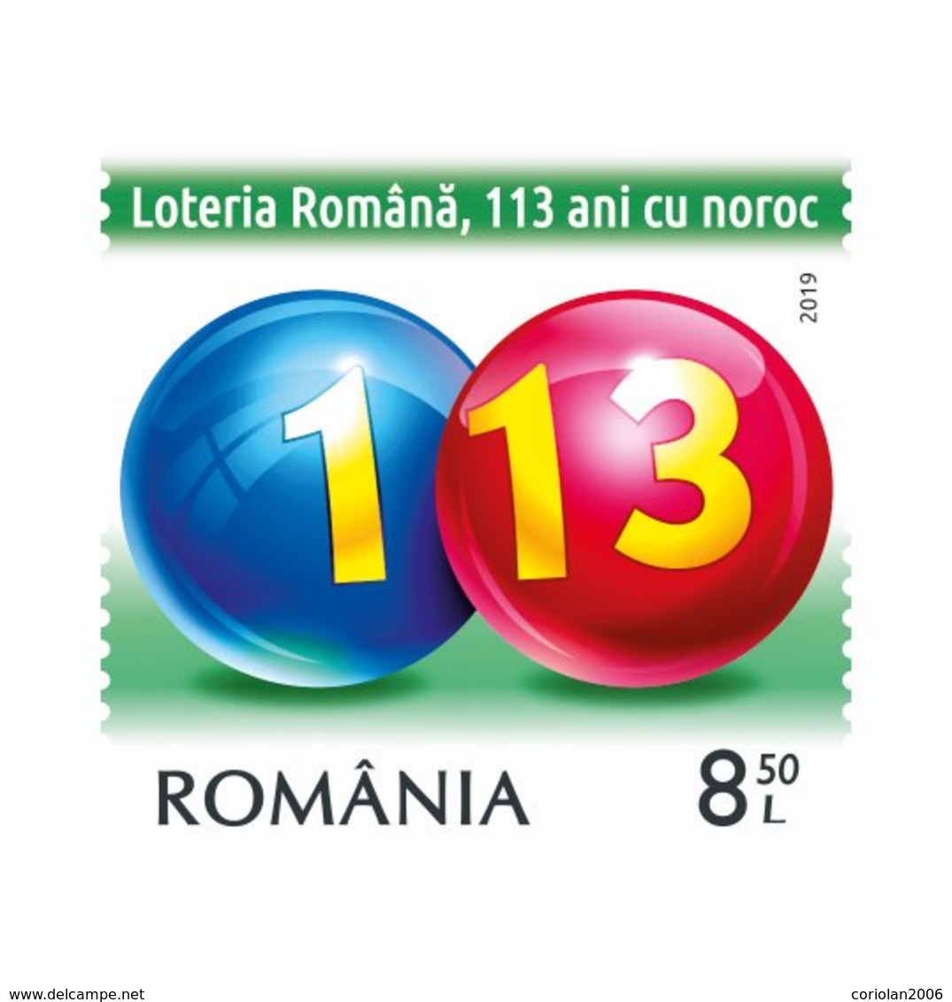 Romania 2019 / THE ROMANIAN LOTTERY, 113 YEARS OF LUCK - Non Classificati