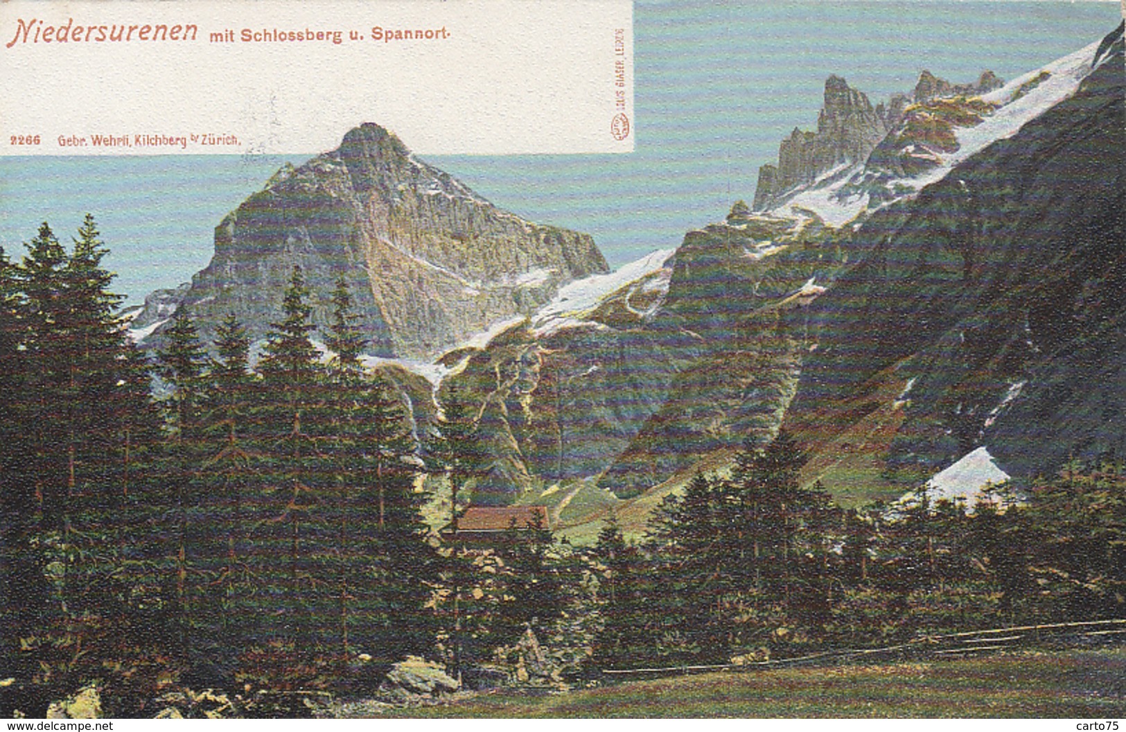 Suisse - Niederurnen Mit Schlossberg Und Spannort. - Niederurnen