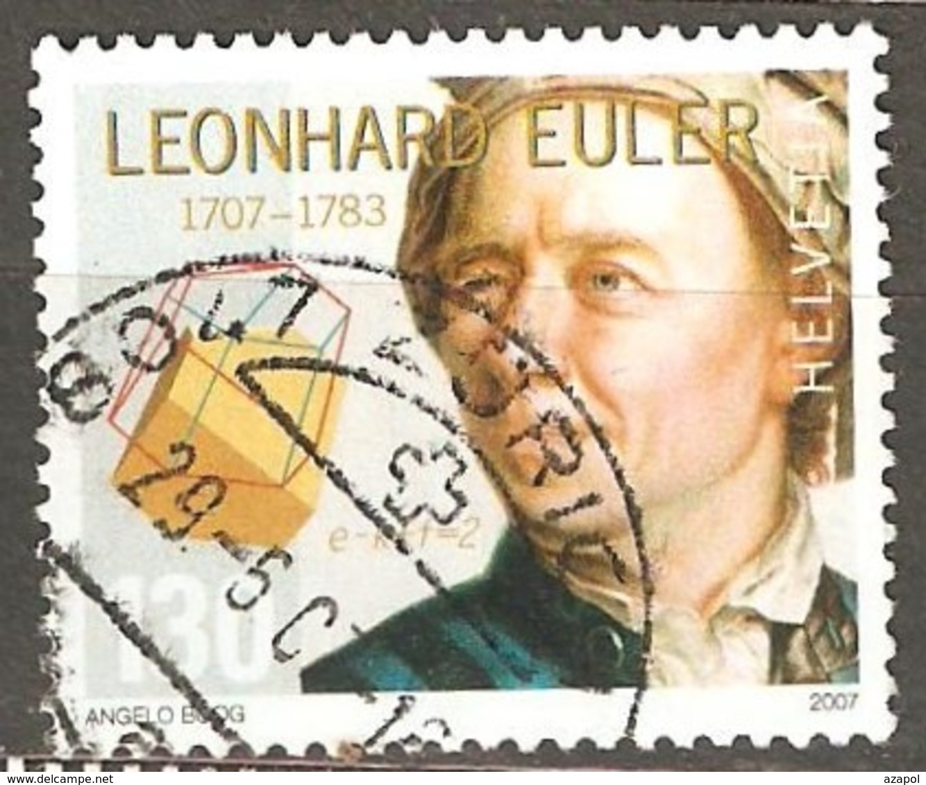 Switzerland: Single Used Stamp, 300 Years Of L.Euler, 2007, Mi#1998 - Used Stamps