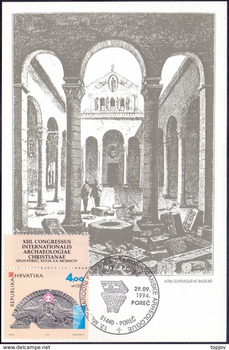 CROATIA - HRVATSKA - ISTRIA - ARCHAEOLOGY CONGRES - EUFRAZIJ BASILIK  - POREC - 1994 - Archaeology