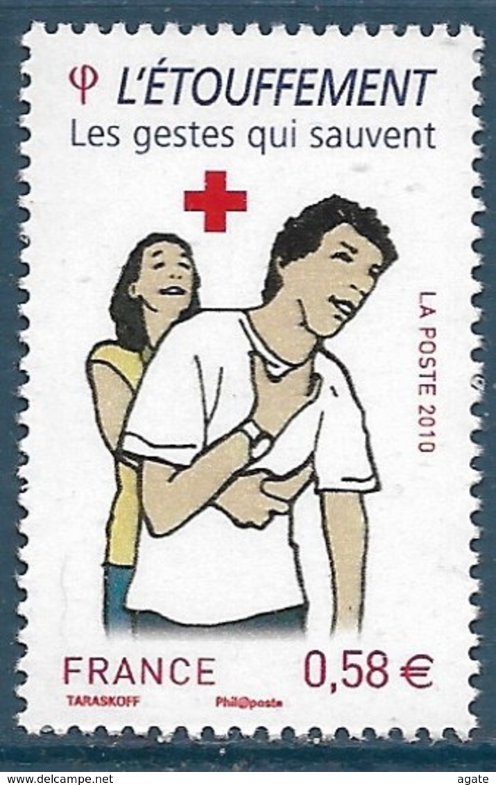 4523 L'étouffement - Croix Rouge (2010) Neuf** - Ungebraucht
