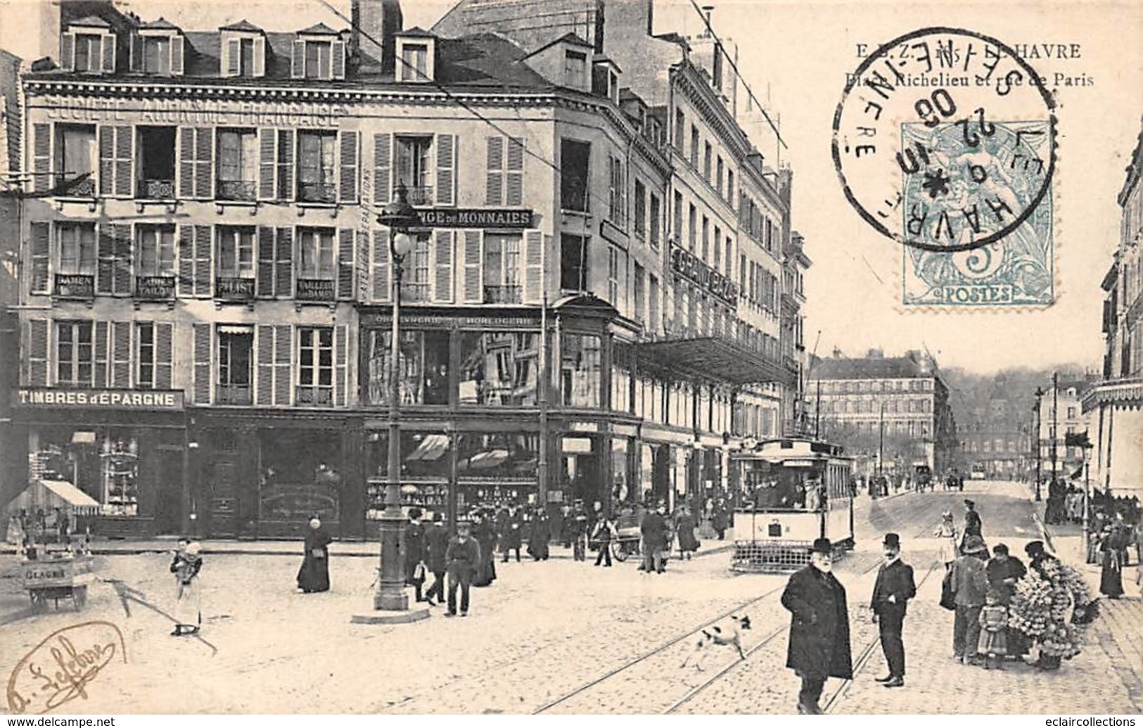 Thème  Métiers .    Marchand De Glace Ambulant .    76 Le Havre    (voir Scan) - Other & Unclassified