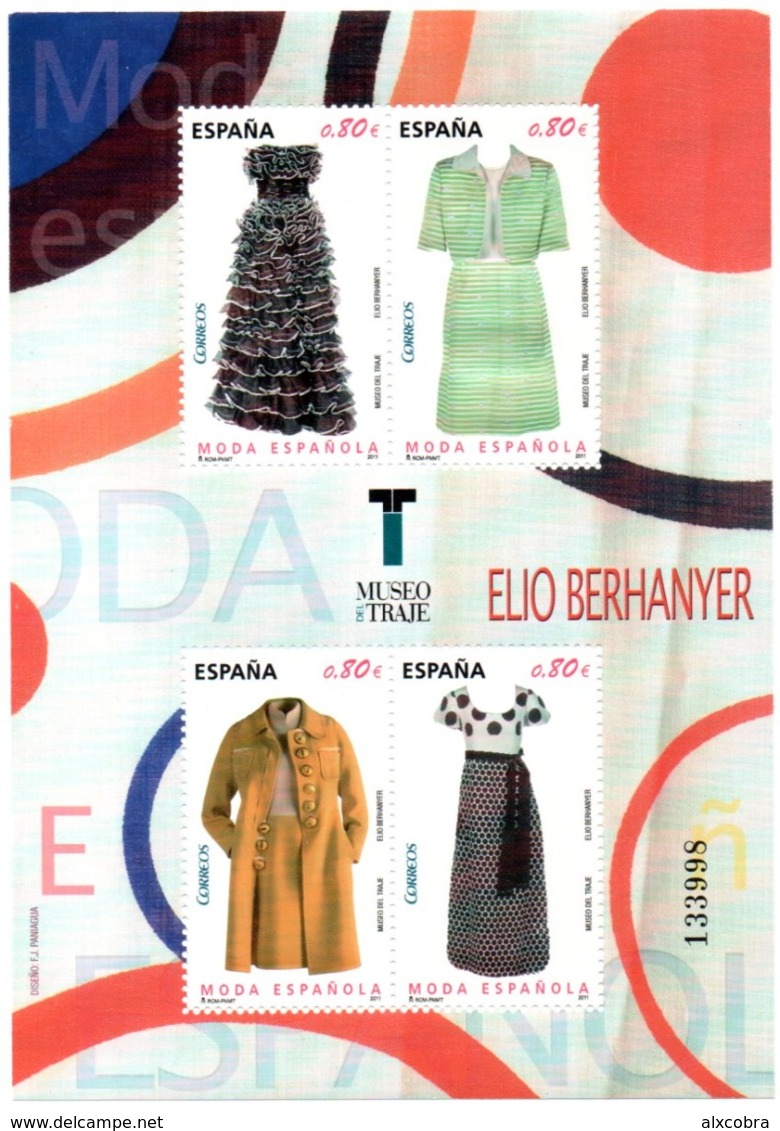 Spain Fashion M/S 2011 MNH - Textiles