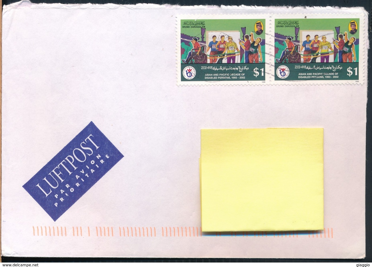 °°° POSTAL HISTORY BRUNEI - 2002 °°° - Brunei (1984-...)