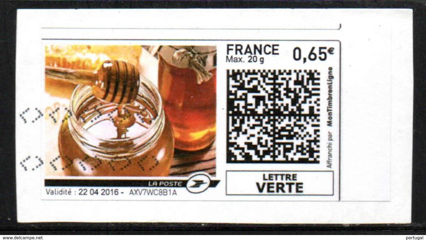 Montimbrenligne Lettre Verte 20 Gr "france" - Timbres à Imprimer (Montimbrenligne)