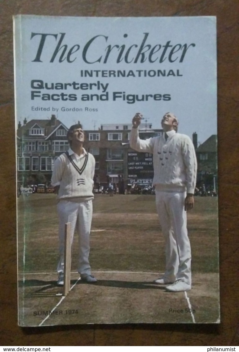 THE CRICKETER QUARTERLY SUMMER 1974 LOOK !! - 1950-Aujourd'hui