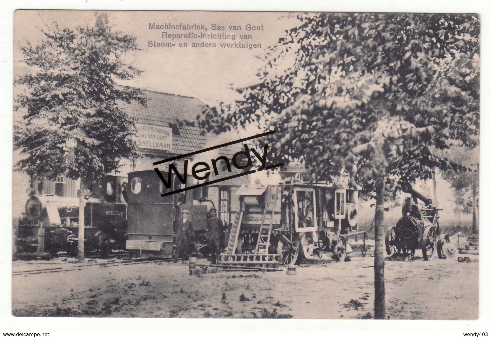 Sas Van Gent (machinefabriek Stoom En Andere Werktuigen)  Rare - Terneuzen