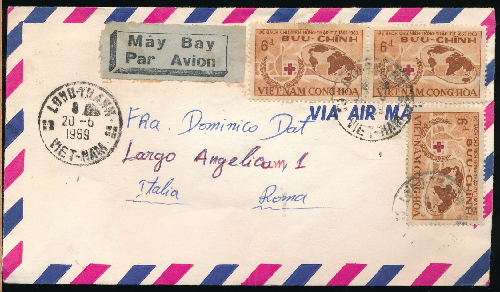 °°° POSTAL HISTORY VIETNAM 1969 °°° - Vietnam