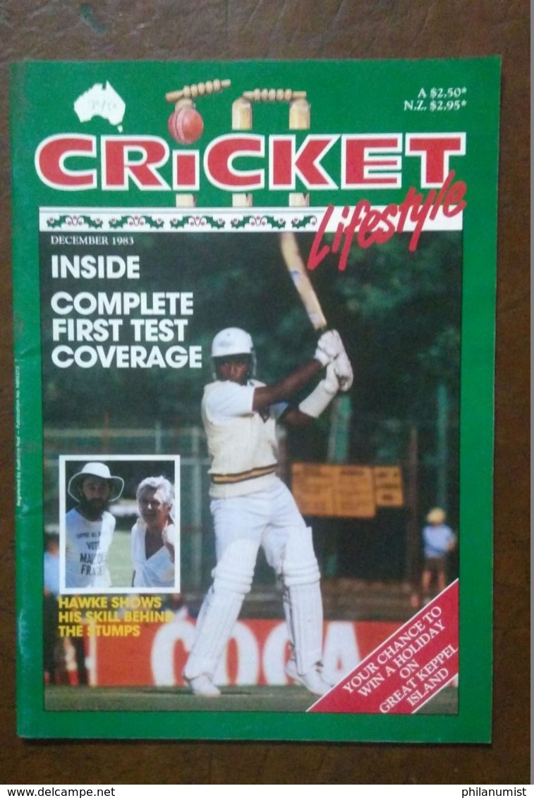 CRICKET LIFESTYLE MAGAZINE DECEMBER 1983 !! - 1950-Hoy