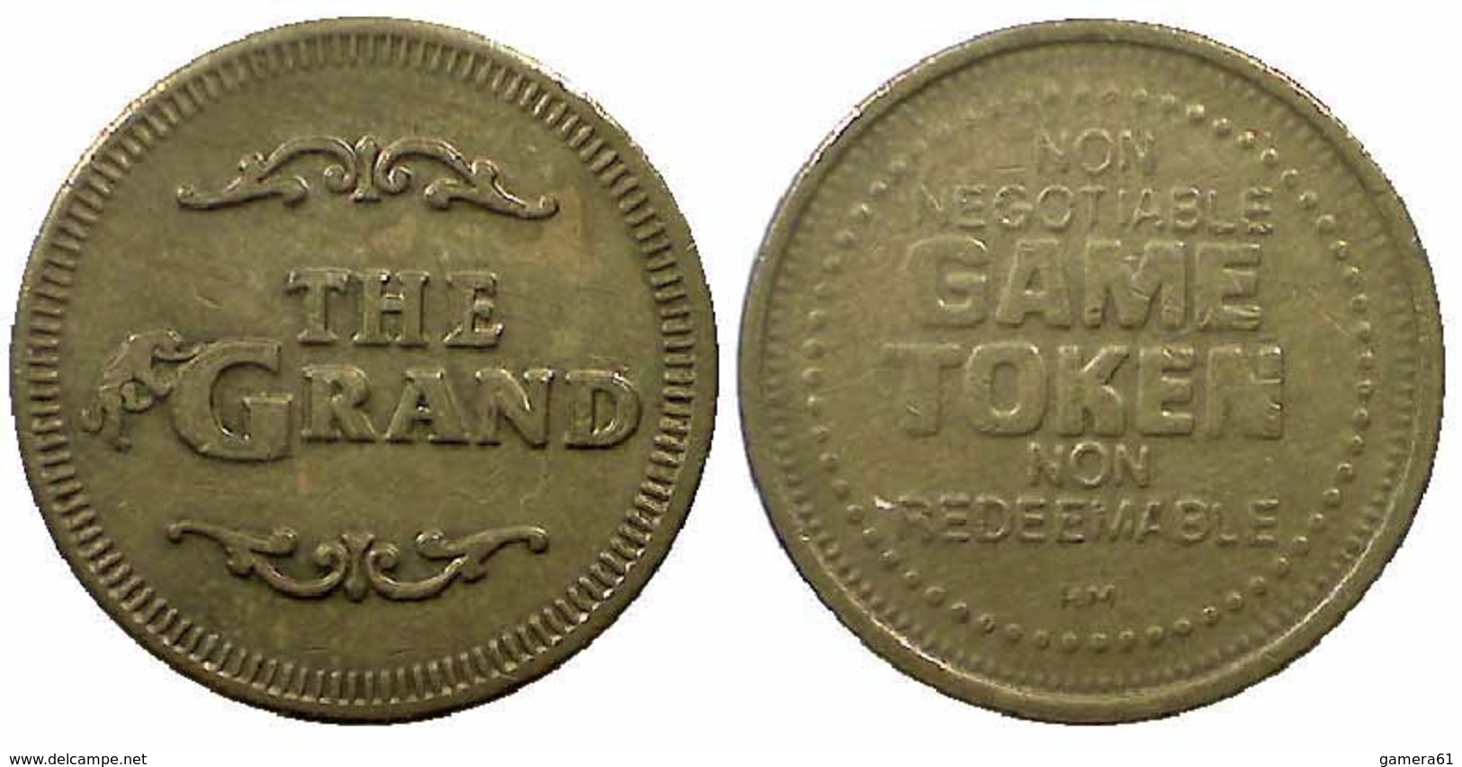 00983 GETTONE TOKEN JETON FICHA  ARCADE GAME TOKEN THE GRAND - Other & Unclassified