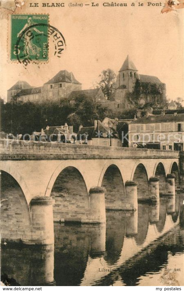 13554605 Le_Blanc_Indre Château Et Le Pont Le_Blanc_Indre - Autres & Non Classés