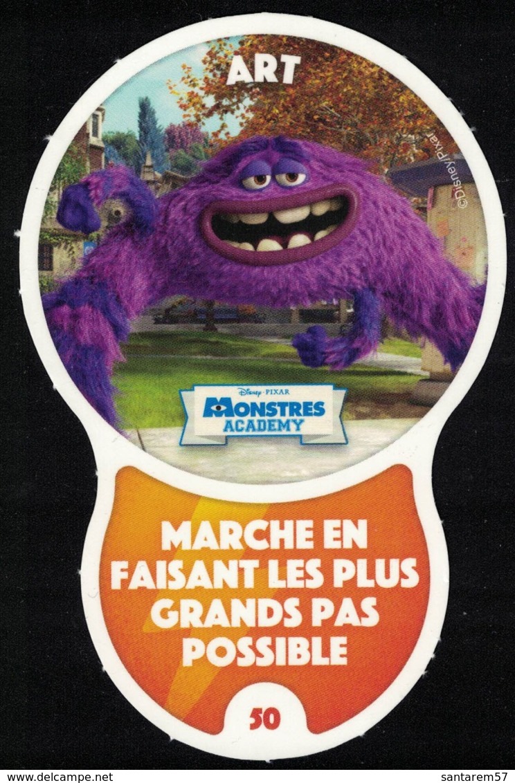 Carte à Collectionner Disney Auchan Les Défis Challenge Art 50 / 96 - Sonstige & Ohne Zuordnung