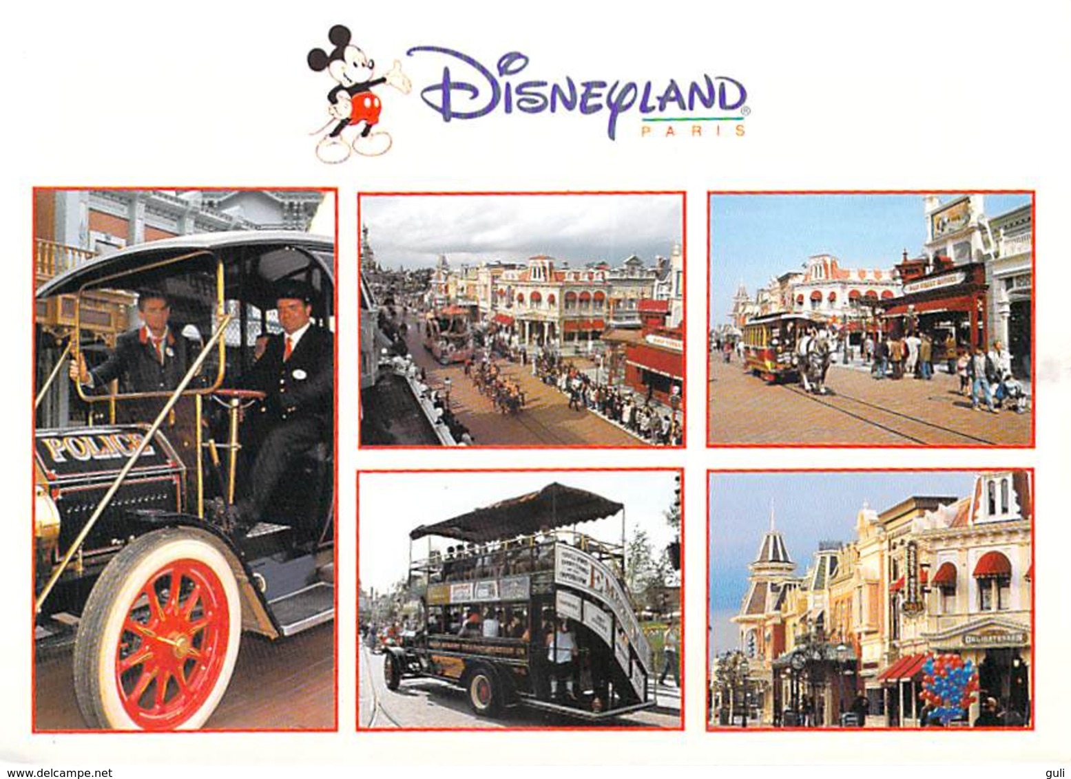 DISNEY-  (Thème) DISNEYLAND  Maine Street U.S.A- Multi Vues *PRIX FIXE - Disneyland