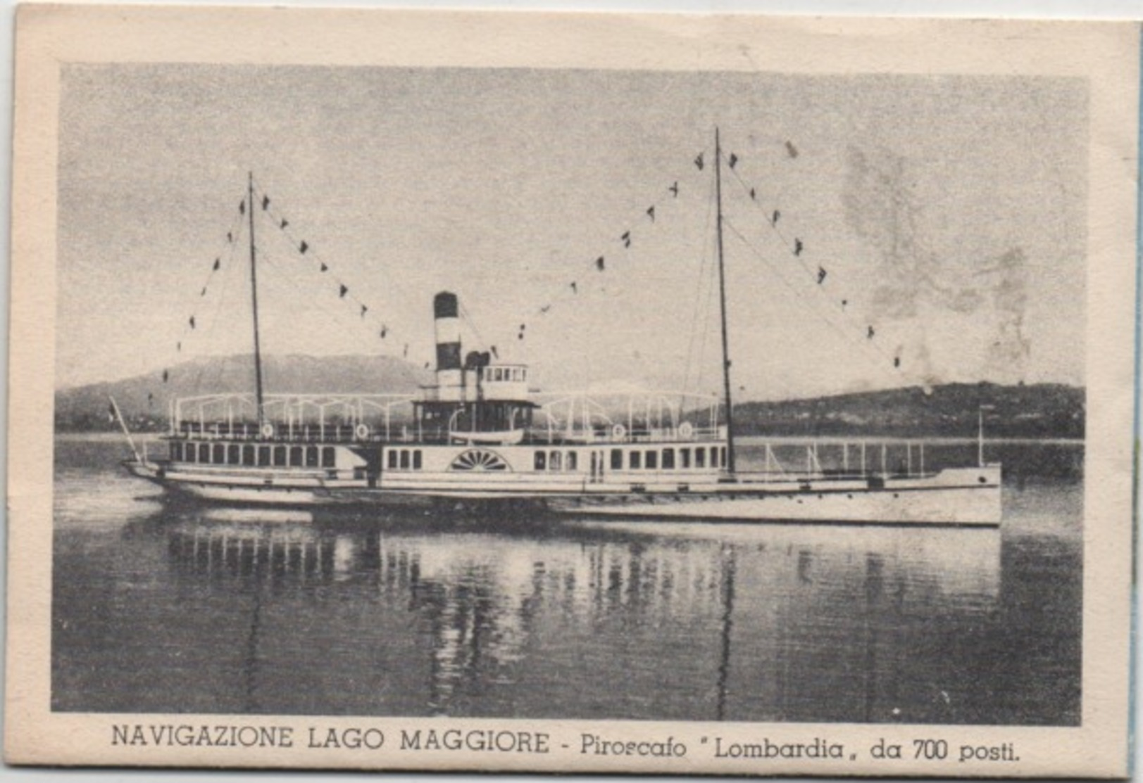 Navigazione Lago Maggiore: Depliant Turistico Del 1951 Con Cartina Geografica Ed Immagini Dei Traghetti - Dépliants Turistici