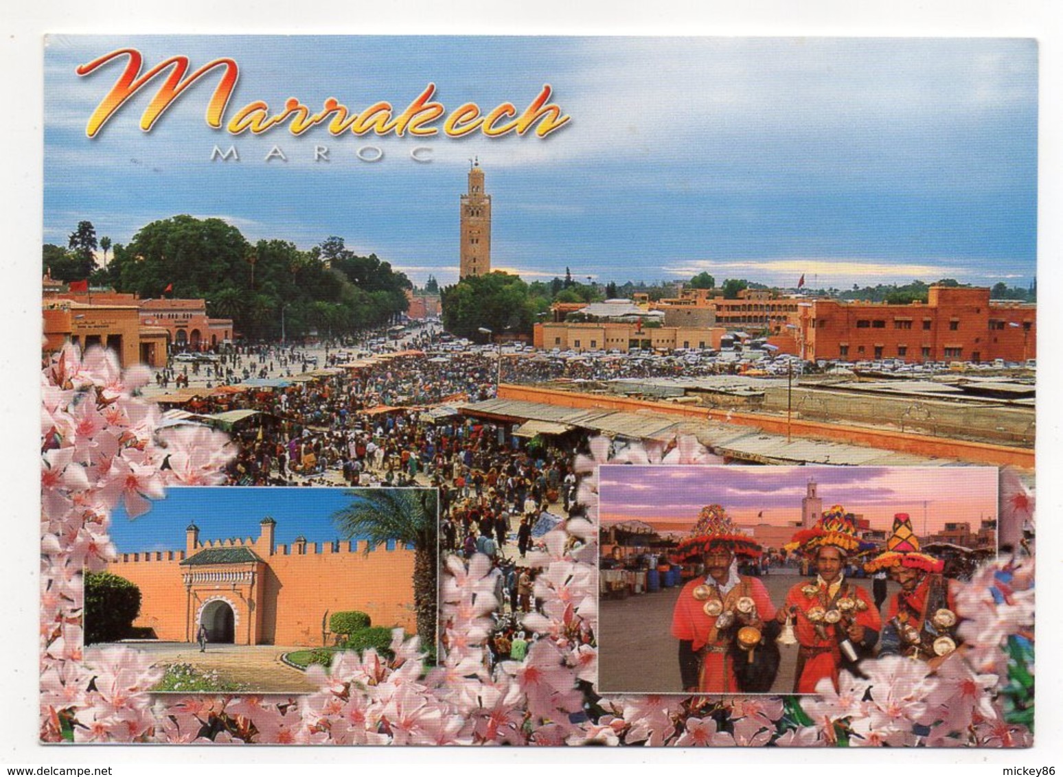 Maroc--MARRAKECH--2007 -- Souvenir De Marrakech.......cachet ........timbre - Marrakesh