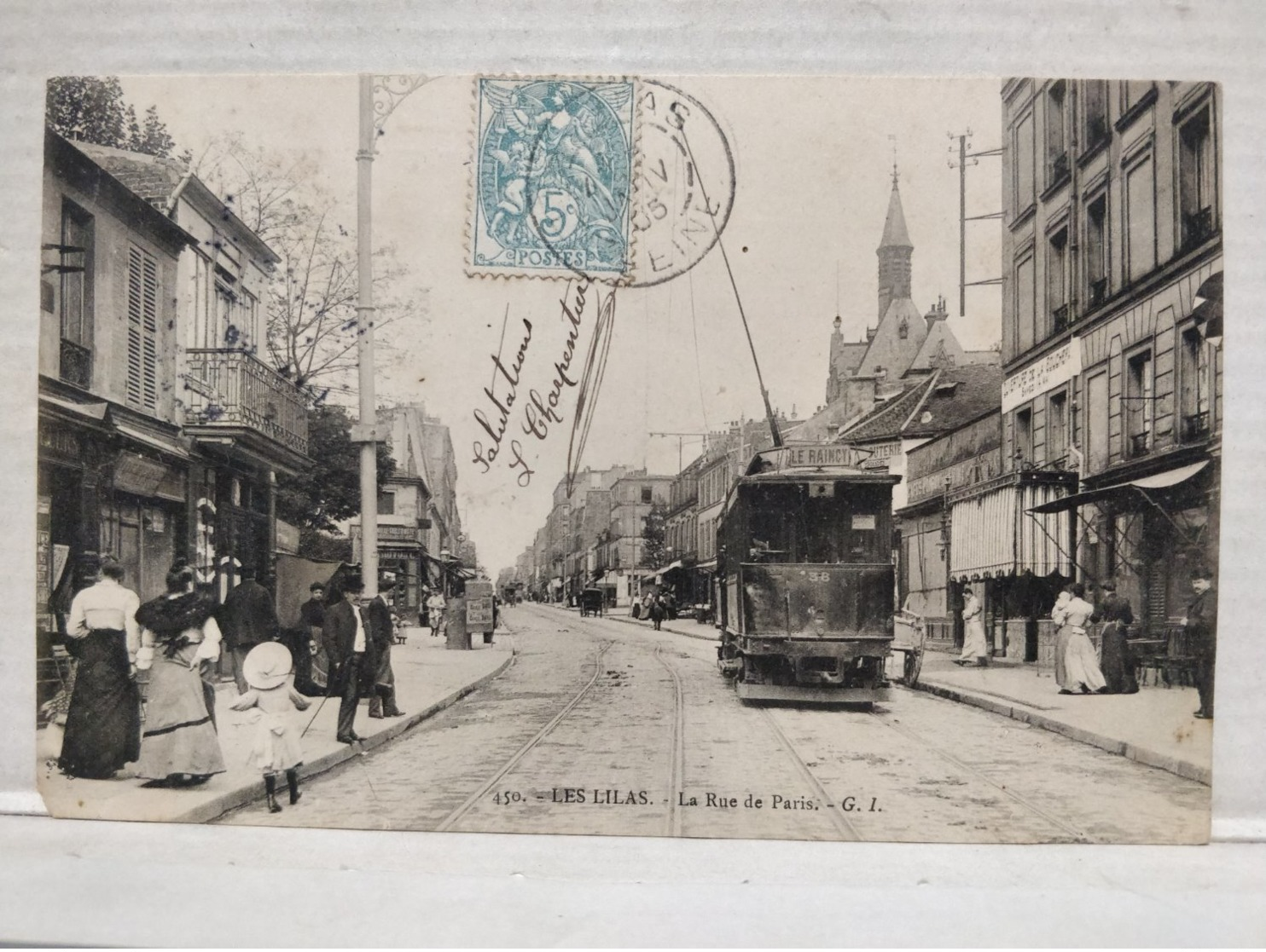 Les Lilas. Rue De Paris. Animée. Tram - Les Lilas