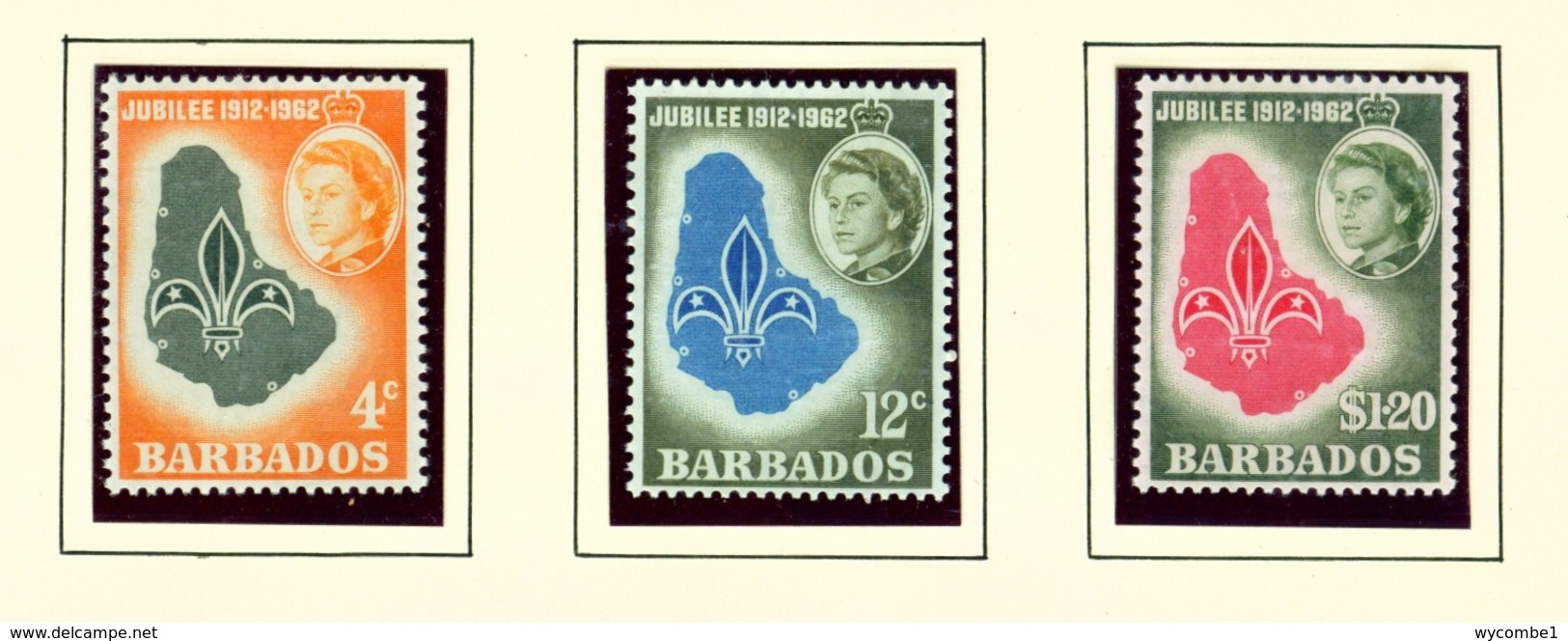 BARBADOS  -  1962 Scouts Set Unmounted/Never Hinged Mint - Barbados (...-1966)