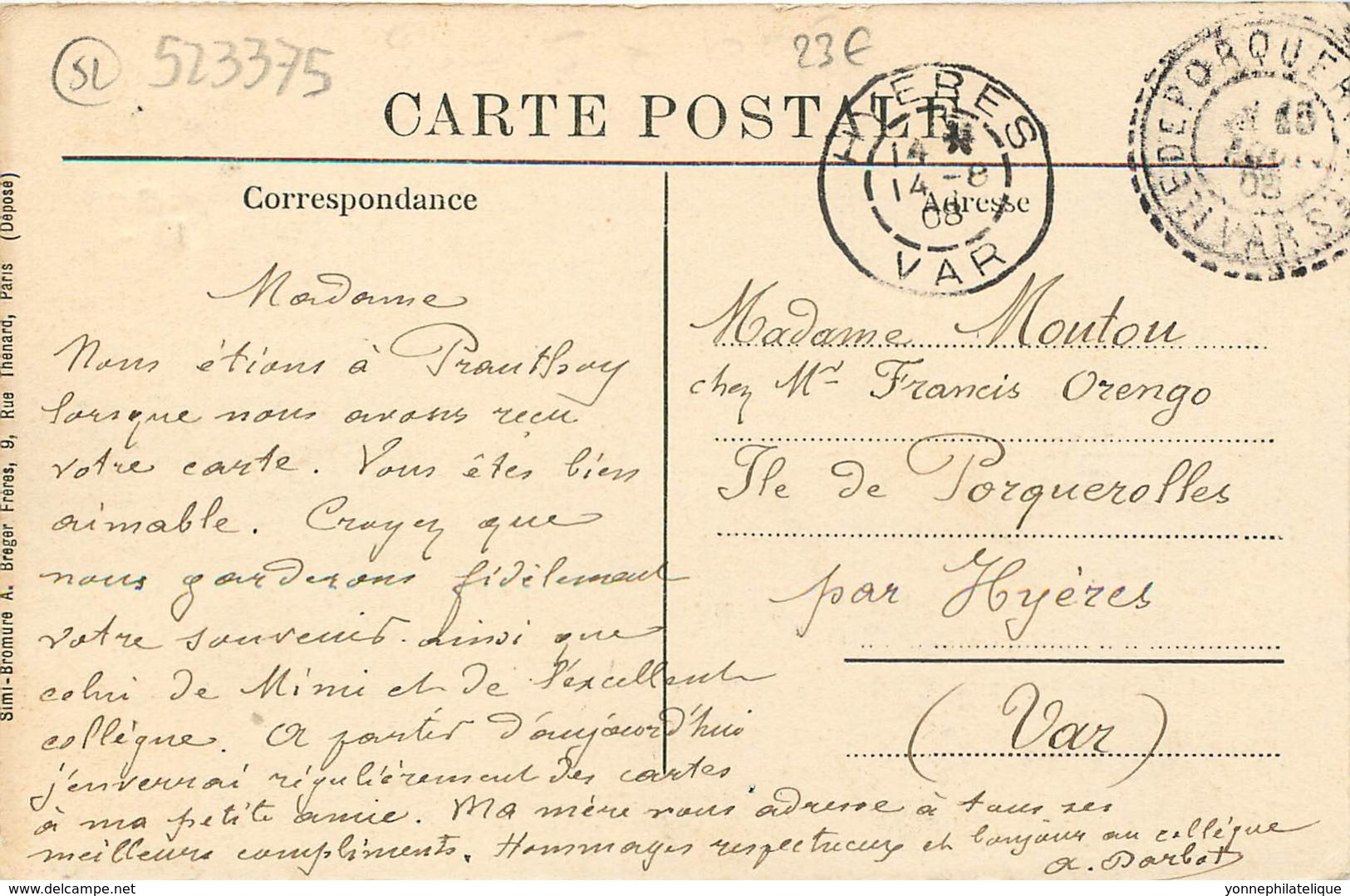 52 - Haute Marne - PRAUTHOY - 523375 - Bureau De Poste - Prauthoy