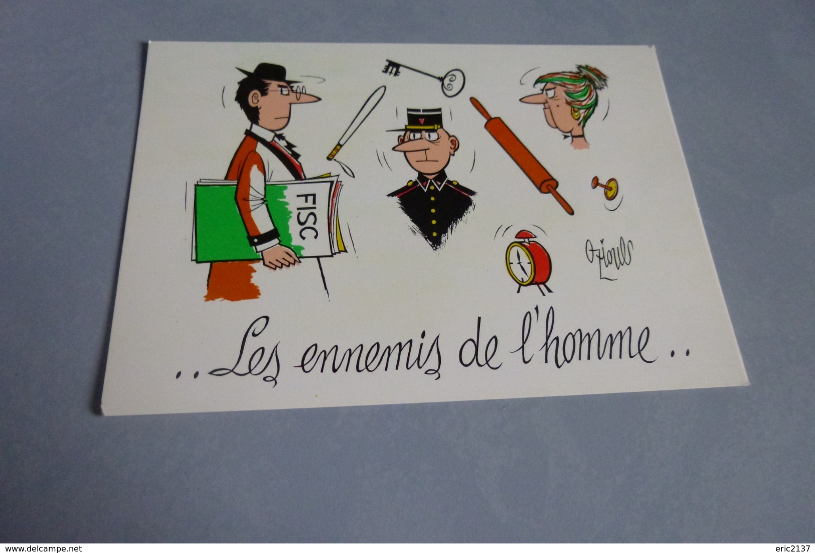 BELLE ILLUSTRATION...LES ENNEMIS DE L'HOMME - Oziouls