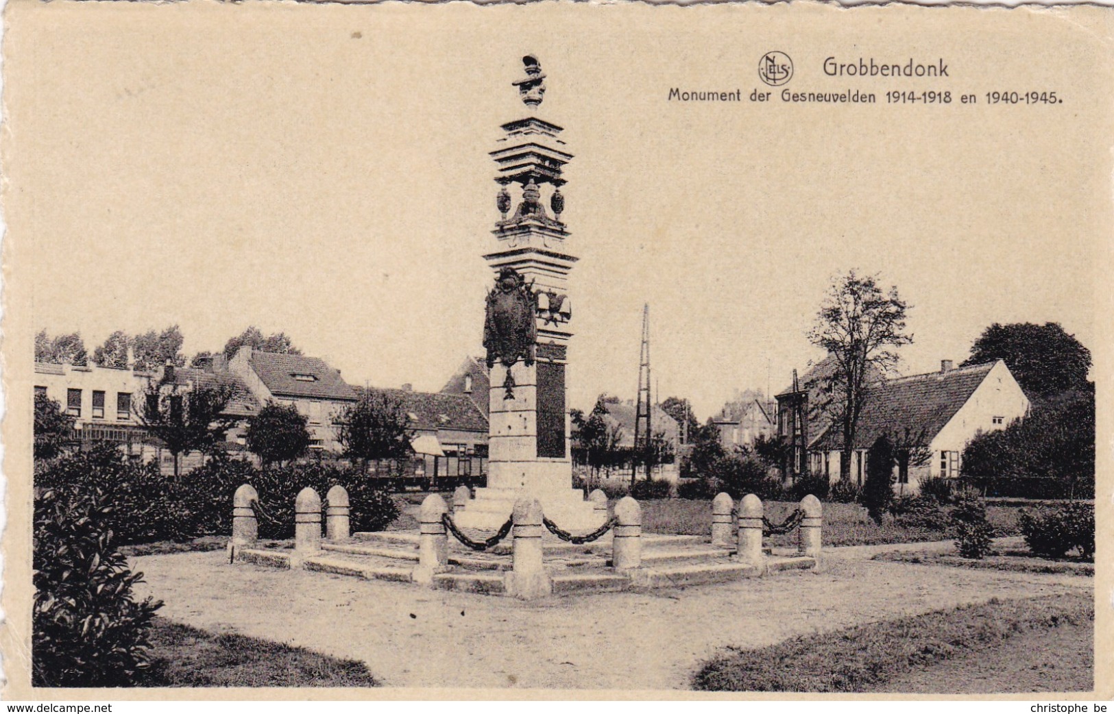 Grobbendonk, Monument Der Gesneuvelden 1914-1918 En 1940-1945 (pk61885) - Grobbendonk