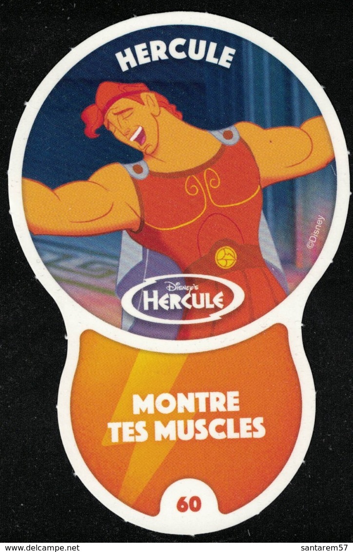 Carte à Collectionner Disney Auchan Les Défis Challenge Hercule 60 / 96 - Sonstige & Ohne Zuordnung