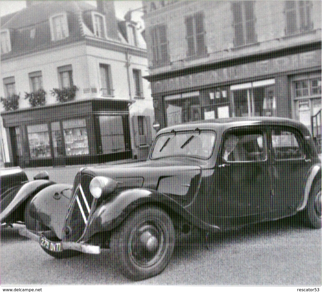 Rare Négatif 6 X 6 Cm Voiture Traction Avant Citroën Années 50-60 - Coches