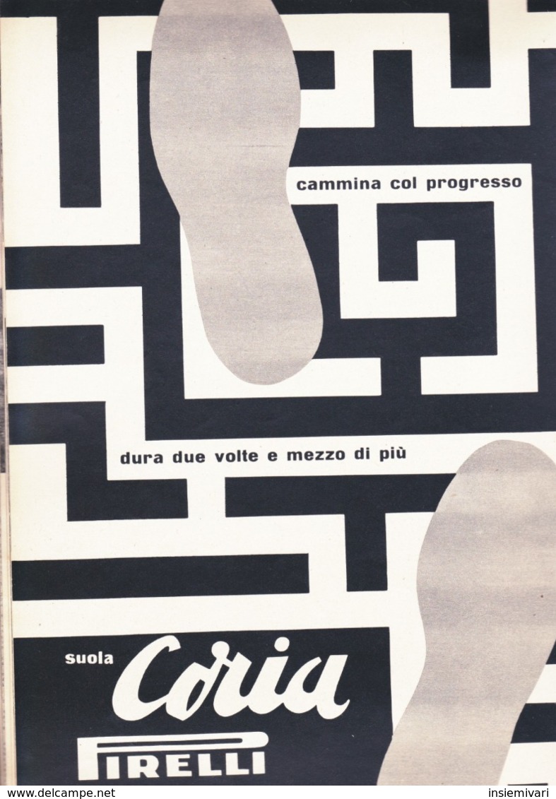(pagine-pages)PUBBLICITA' PIRELLI  Tempo1953. - Altri & Non Classificati