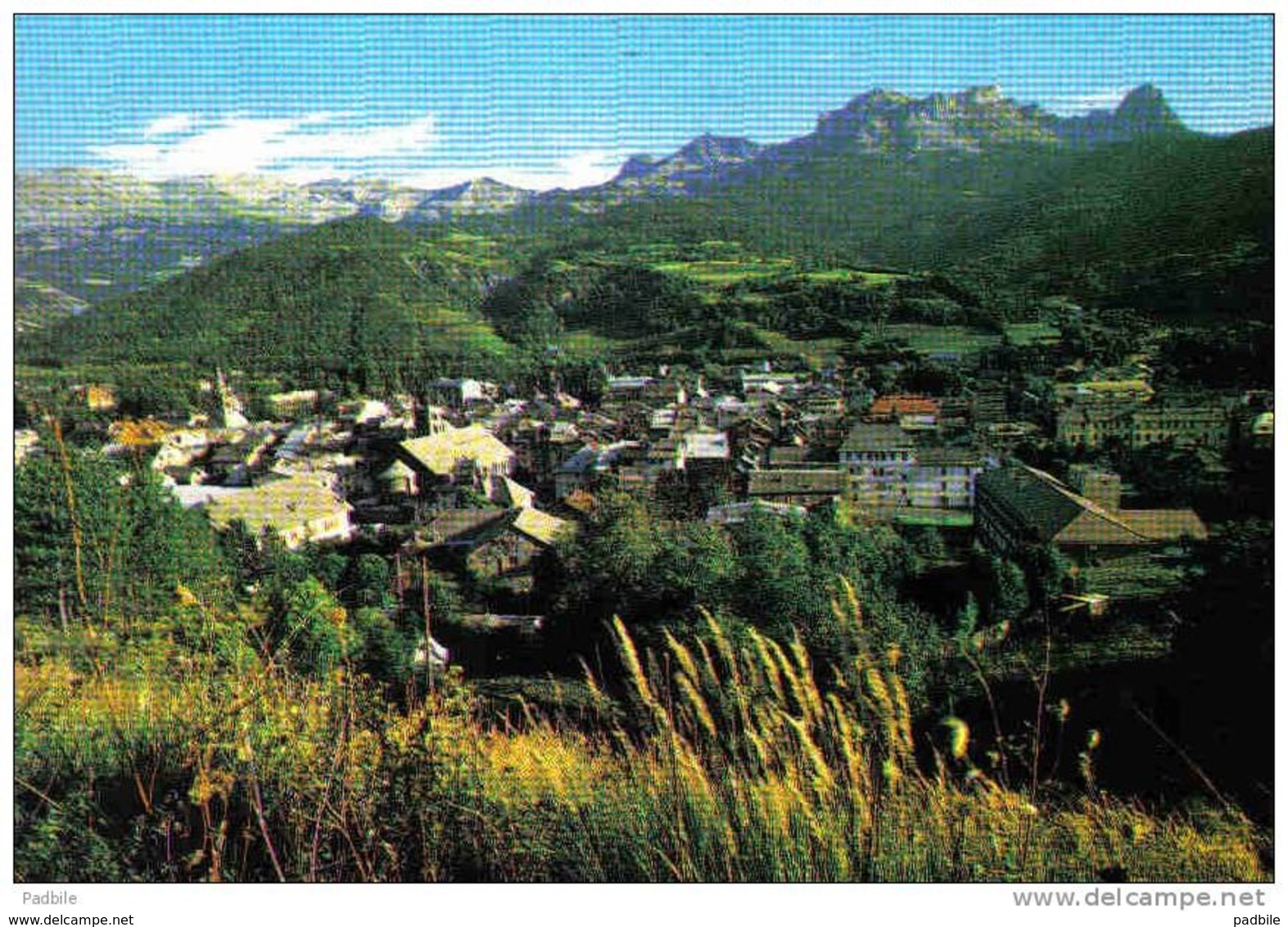 Carte Postale 04.  Barcelonnette Le "pain De Sucre" Et Le "Chapeau De Gendarme"  Trés Beau Plan - Barcelonnette