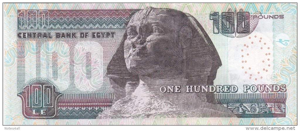 EGYPT 100 POUNDS EGP 2011  P-67i SIG/ OQDA #22 UNC PREFIX 157 SPACE OUT (SPACING) - Aegypten