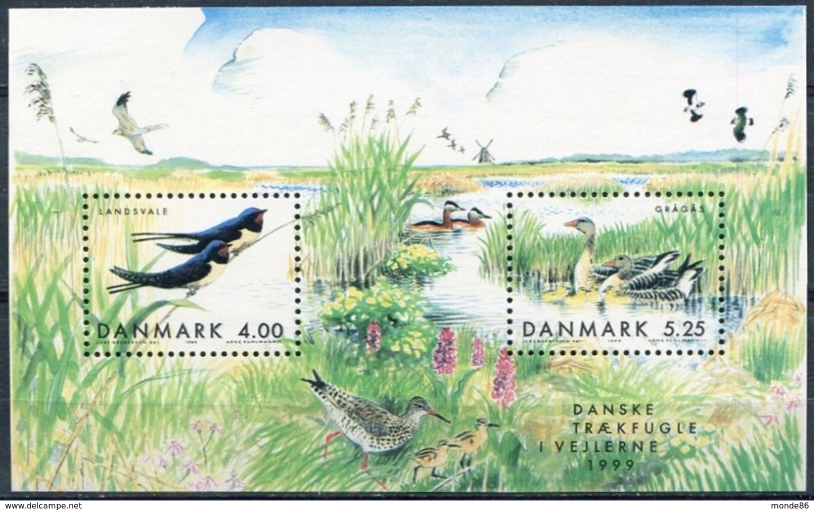 DANEMARK - Année Complète 1999 ** - BF Inclus - Annate Complete