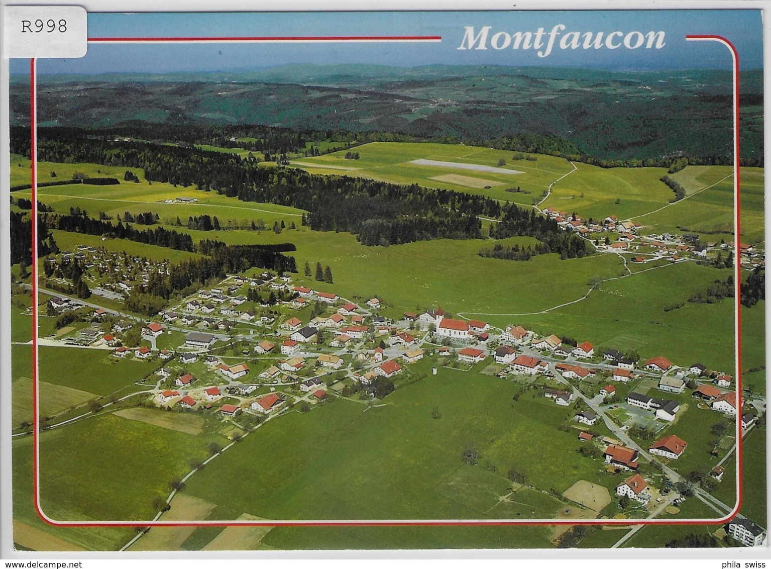 Montfaucon - Flugaufnahme - Montfaucon