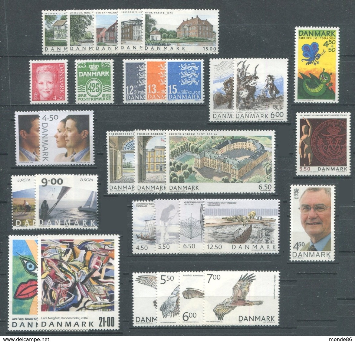 DANEMARK - Année Complète 2004 ** - BF Inclus - Annate Complete