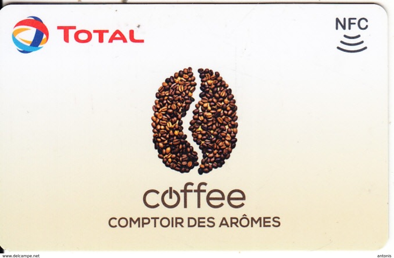 FRANCE - Total/Comptoir Des Aromes Recharge Card, Used - Sonstige & Ohne Zuordnung