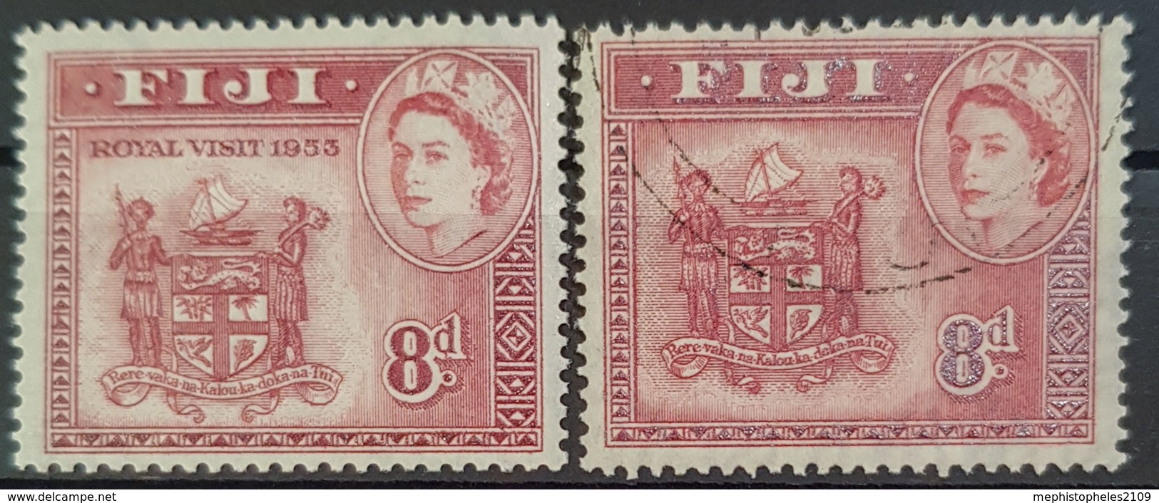 FIJI 1953 - MNH And Canceled - Sc#146 - Royal Visit 1953 - Fidschi-Inseln (...-1970)