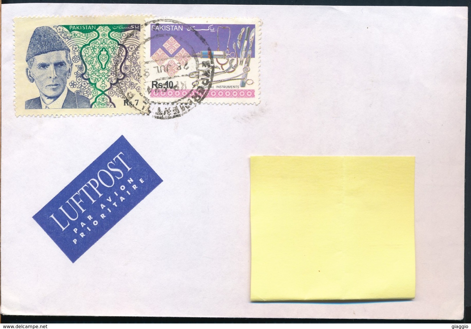 °°° POSTAL HISTORY PAKISTAN - 1997 °°° - Pakistan