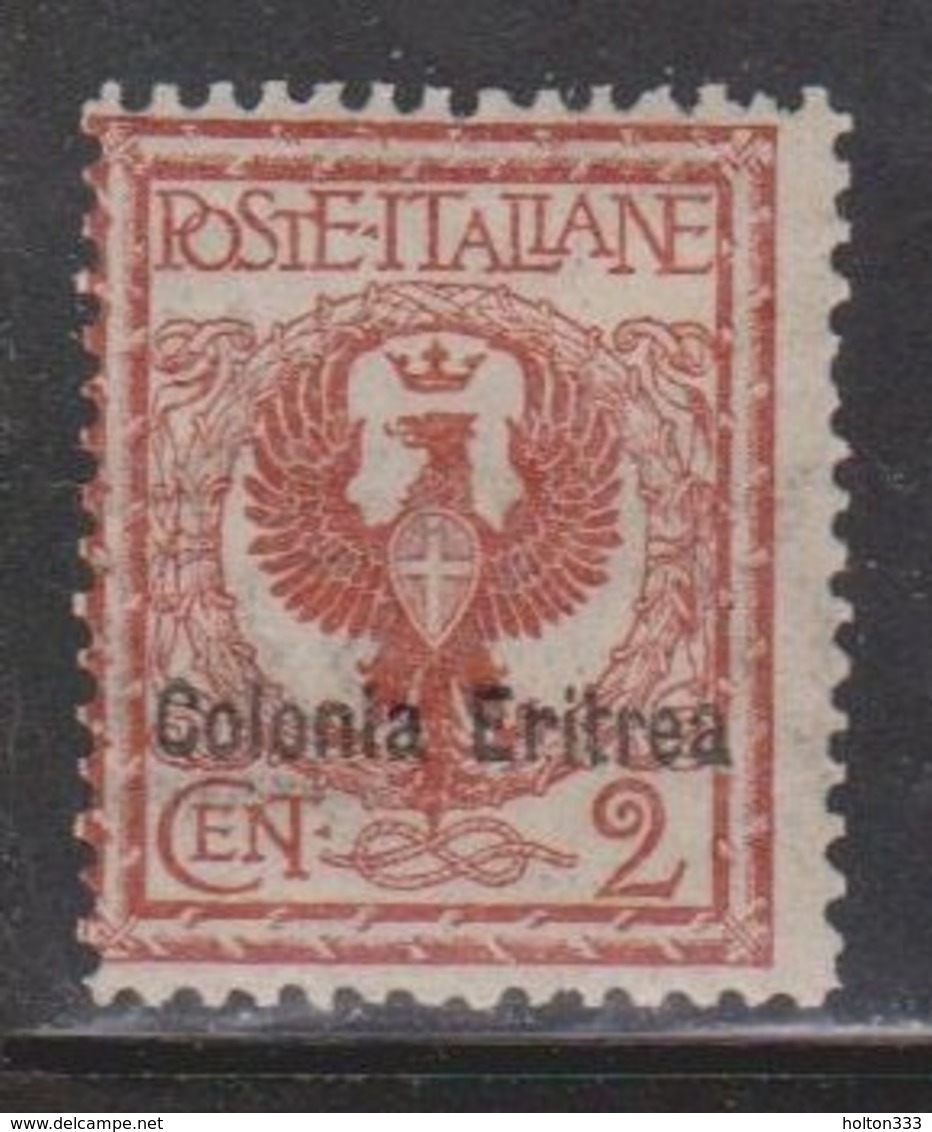 ERITREA Scott # 2 MH - Italian Stamp With Overprint - Eritrea