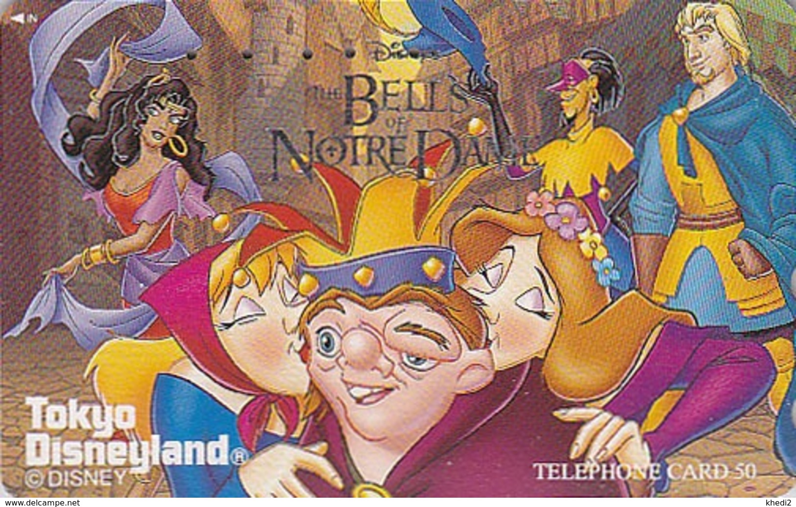 Télécarte Japon / 110-179370 - DISNEY - LE BOSSU / BELLS OF NOTRE DAME - Movie Cinema Japan Phonecard - Disney