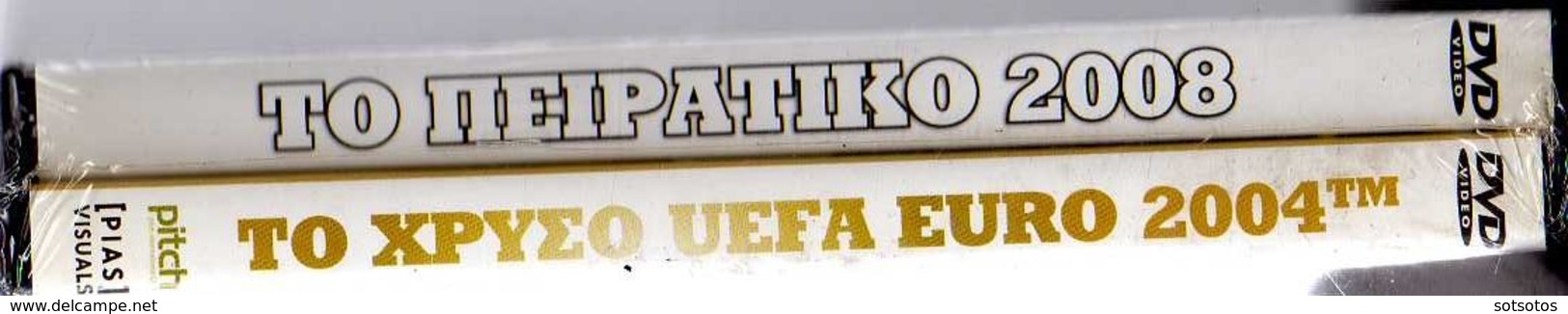 2 DVD's Of UEFA EURO 2004 And 2008 Unused In Original Unopened Packet - Sports